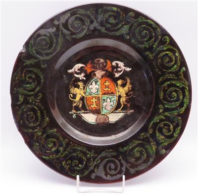 Wappenteller, wohl Ende 19. Jahrhundert - Jewellery, antiques and art