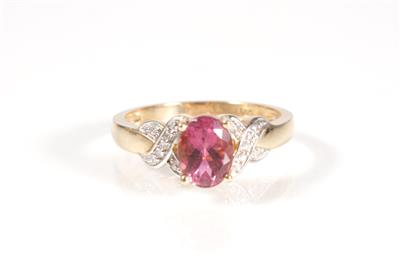 Diamant-Turmalinring - Jewellery, antiques and art