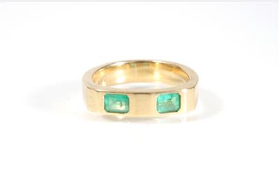 Smaragdring - Jewellery, antiques and art