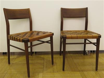 Zwei Teakholz-Sessel, 1970er-Jahre - Kunst und Antiquitäten