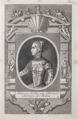 Konvolut von 28 Porträt-Kupferstichen von Mitgliedern des Hauses Habsburg, 16./17. Jahrhundert - Jewellery, antiques and art