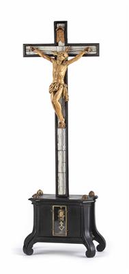 Tischstandkruzifix, 17./18. Jahrhundert - Klenoty, umění a starožitnosti