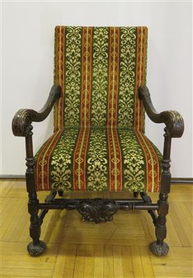 Historismus-Armfauteuil, um 1880 - Klenoty, umění a starožitnosti