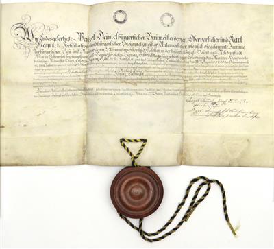Pergamenturkunde Wien 1824 - Jewellery, antiques and art