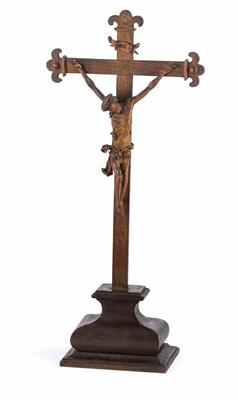 Tischstandkruzifix - Schmuck, Kunst und Antiquitäten