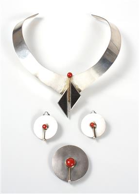 Brillant-Damenschmuckgarnitur - Jewellery, antiques and art