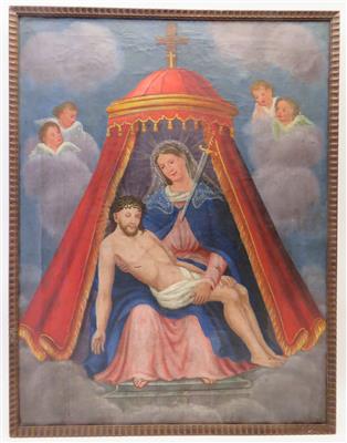 Andachts-Gnadenbild, 1. Hälfte 19. Jahrhundert - Gioielli, arte e antiquariato