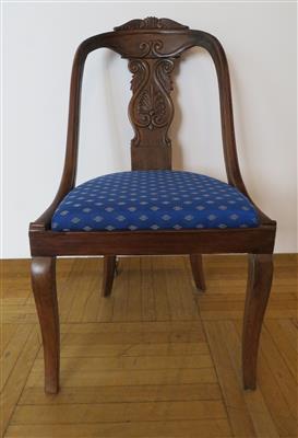 Biedermeier-Rundlehnsessel, Deutsch um 1830/40 - Klenoty, umění a starožitnosti