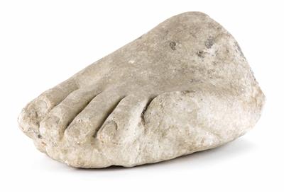 Fuß-Fragment, möglicherweise römisch-antik - Arte, antiquariato e gioielli