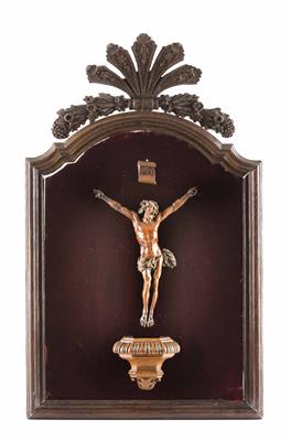 Kruzifixkorpus - Cristo vivo, Deutsch oder Niederländisch, um 1700 - Umění, starožitnosti a šperky