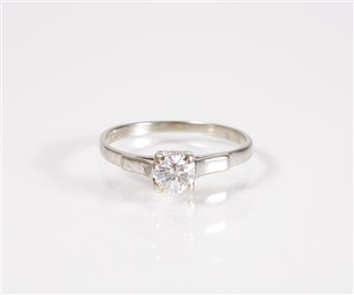 Solitärring ca. 0,30 ct - Art, antiques and jewellery