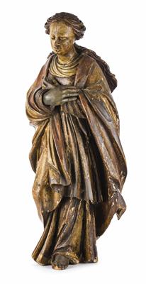 Weibliche Heilige, Deutsch, um 1700 - Kunst, Antiquitäten und Schmuck