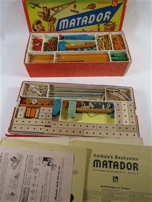 2 Baukästen "Matador" - Kunst, Antiquitäten und Schmuck