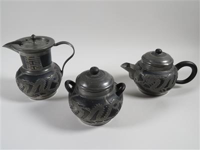 Teeservice, 3 Stück, China um 1900/30 - Umění, starožitnosti a šperky