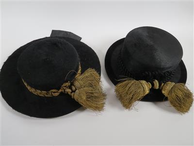 Zwei Trachtenhüte, um 1900 - Kunst, Antiquitäten und Schmuck
