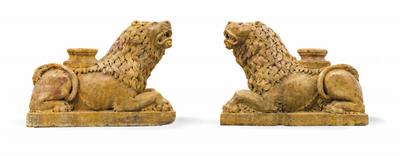 Paar Portal-Löwen, Italien, 20. Jahrhundert - Kunst, Antiquitäten und Schmuck