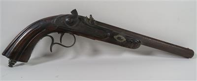 Kapselschlosspistole, Mitte 19. Jahrhundert - Kunst, Antiquitäten und Schmuck