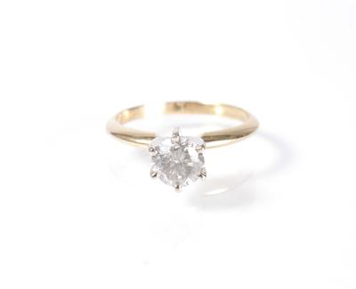 Solitärring ca. 0,75 ct - Art, antiques and jewellery