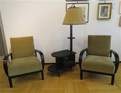 Zwei Art Deco-Armfauteuils - Canadier - Art, antiques and jewellery