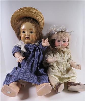 2 Heubach-Köppelsdorf Puppen, Bj. um 1900/20 - Arte, antiquariato e gioielli