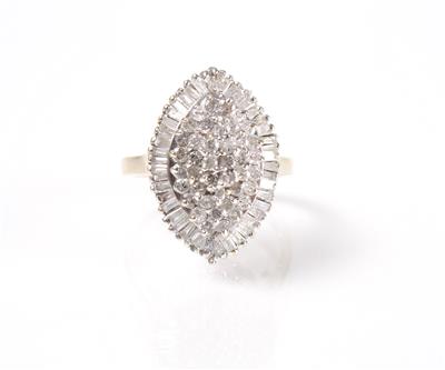 Brillant-Diamantdamenring zus. ca. 1,50 ct - Kunst, Antiquitäten und Schmuck