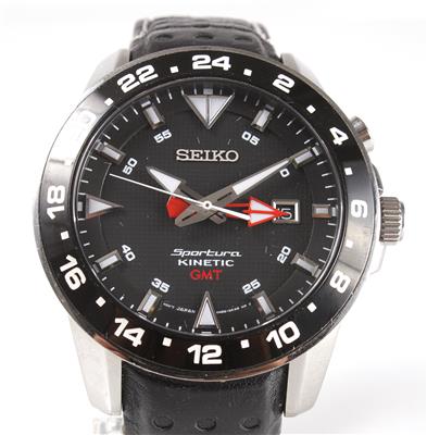 Seiko Kenetic GMT Sportura - Jewellery, antiques and art