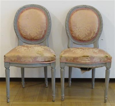 Zwei Sessel im Neo-Louis-Seize-Stil, 19. Jahrhundert - Klenoty, umění a starožitnosti