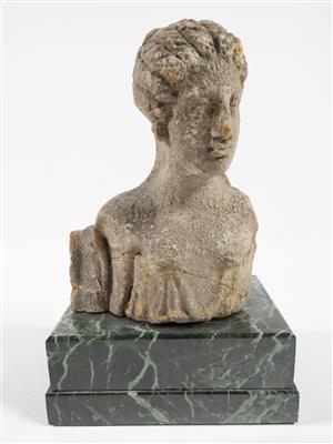 Frauenbüste, vermutlich römisches Replikat, 20. Jahrhundert - Kunst, Antiquitäten und Schmuck