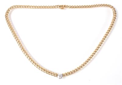 Brillantcollier ca. 0,35 ct - Kunst, Antiquitäten und Schmuck