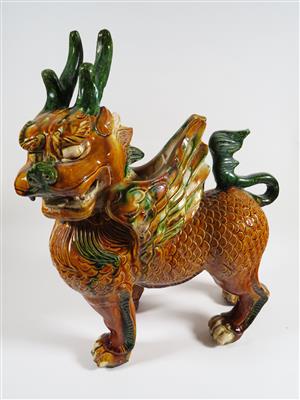 Geflügelter Fo-Hund, China, 20. Jahrhundert - Umění, starožitnosti a šperky