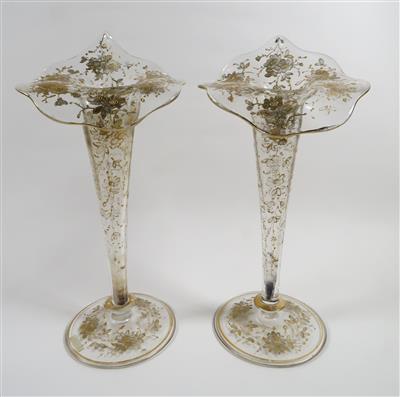 Paar Tulpenvasen, um 1900 - Umění, starožitnosti a šperky