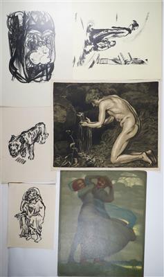 6 Lithografien: Otto Rudolf Schatz - Arte, antiquariato e gioielli