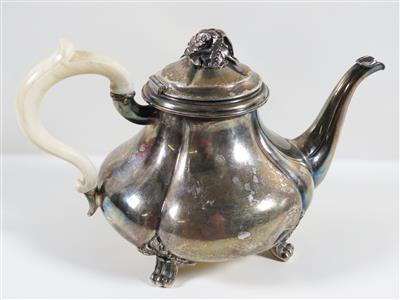 Spätbiedermeier-Teekanne um 1850 - Kunst, Antiquitäten und Schmuck
