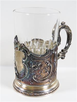 Trinkglas-Halterung im Barockstil, Russland, Anfang 20. Jahrhundert - Arte, antiquariato e gioielli