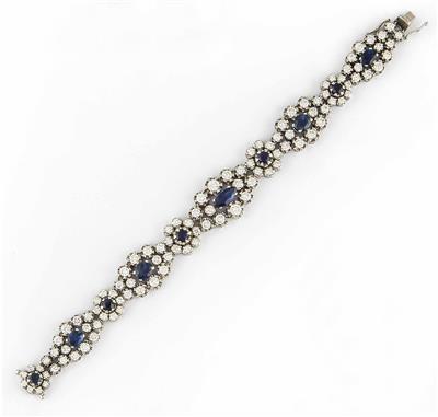 Brillantarmband zus. ca. 9,70 ct - Umění, starožitnosti a šperky