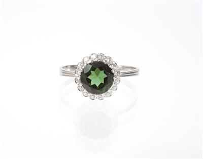 Diamantdamenring zus. ca. 0,30 ct - Art, antiques and jewellery