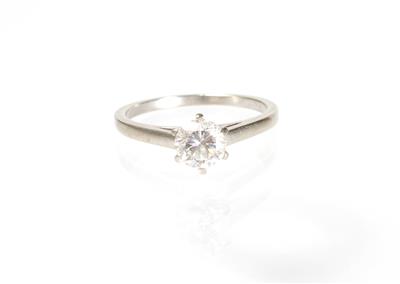 Solitärring ca. 0,65 ct - Umění, starožitnosti a šperky