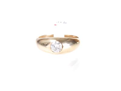 Solitärring ca. 0,45 ct - Art, antiques and jewellery