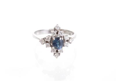 Brillantdamenring zus. ca. 0,35 ct - Art, antiques and jewellery