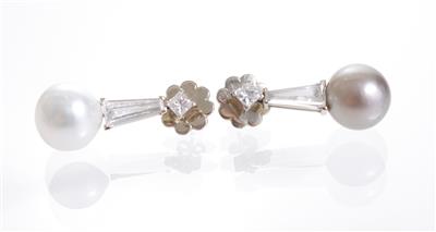 Südseeperlen Diamant Ohrgehänge zus. 2,75 ct - Arte, antiquariato e gioielli
