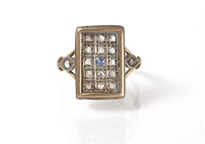 Diamantrautenring - Jewellery, antiques and art