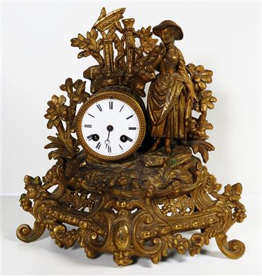 Französische Kaminuhr, Ende 19. Jahrhundert - Jewellery, antiques and art