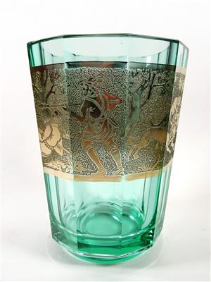Vase mit "Sauhatz", 20. Jahrhundert - Schmuck, Kunst und Antiquitäten