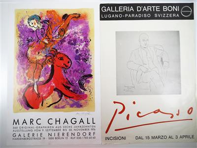 Zwei Ausstellungsplakate - Gioielli, arte e antiquariato