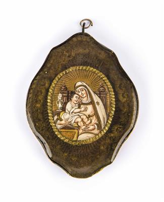 Reliquienkapsel, Alpenländisch 1. Hälfte 18. Jahrhundert - Schmuck, Kunst und Antiquitäten