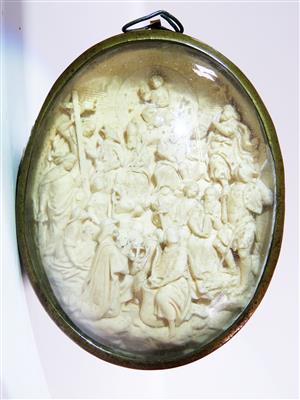 Heiligen-Reliefbildchen, 19. Jahrhundert - Schmuck, Kunst und Antiquitäten