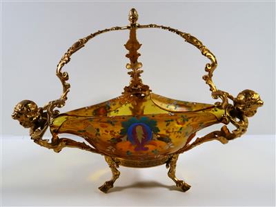 Korbschale, aus verschiedenen Teilen des ausgehenden 19. Jahrhunderts zusammengestellt - Jewellery, antiques and art