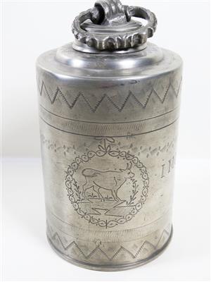 Schraubflasche, 1. Hälfte 19. Jahrhundert - Schmuck, Kunst und Antiquitäten