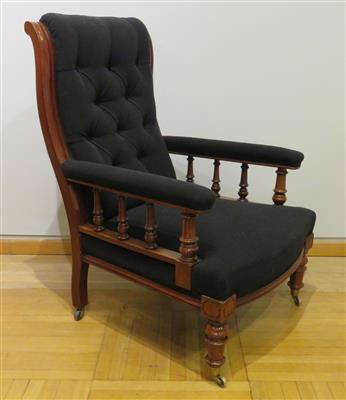 Englisches Fauteuil, Victorian-Periode, 19. Jahrhundert - Schmuck, Kunst und Antiquitäten