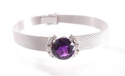 Brillantarmband zus. ca. 0,40 ct - Jewellery, antiques and art